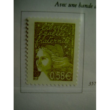 France 3570 ** marianne  0,58 Luquet en 2003