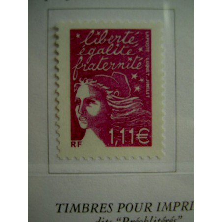 France 3574 ** marianne  1,11 Luquet en 2003