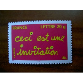 France 3760 ** invitation  en 2005