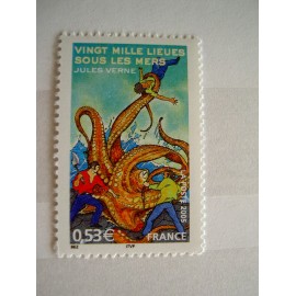France 3794 ** Jules Vernes pieuvre en 2005