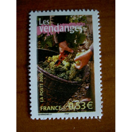 France 3888 ** Vendange vin Raisin  en 2006