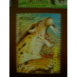 France 4175 ** Smilodon Prehistoire en 2008