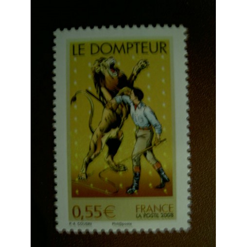 France 4219 ** Cirque Lion Dompteur en 2008