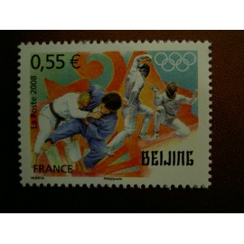 France 4225 ** JO Pekin Judo Escrime en 2008
