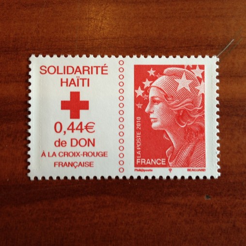France 4434 ** Marianne de Beaujard haiti  en 2010