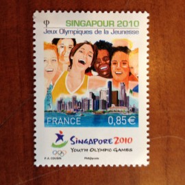 France 4491 ** Singapour  en 2010