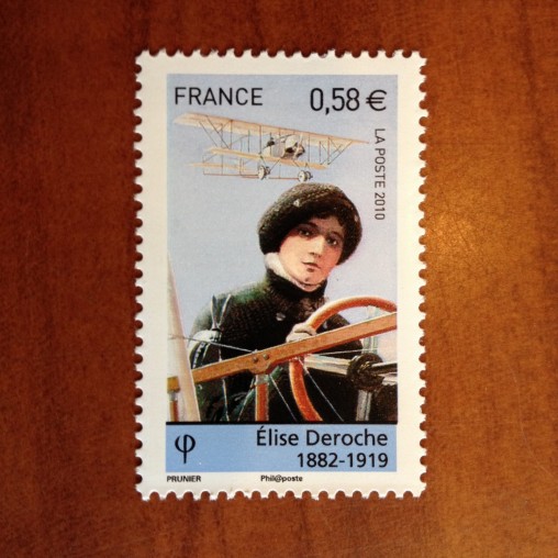 France 4504 ** Elise Deroche Pionniers Aviation en 2010