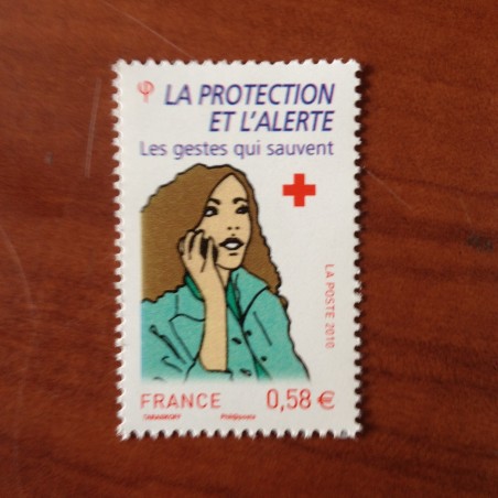 France 4520 ** Croix Rouge  en 2010