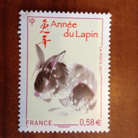 France 4531 ** horoscope chine Lapin  en 2011