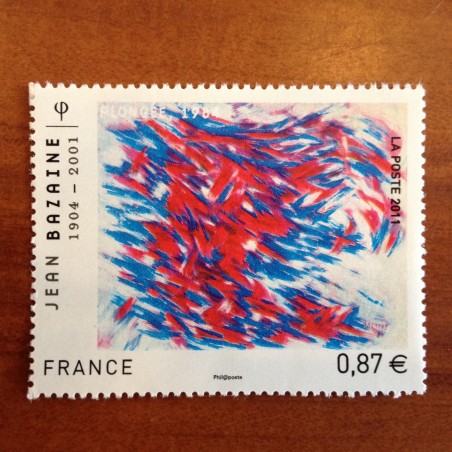 France 4537 ** Tableau Bazaine plongée   en 2011