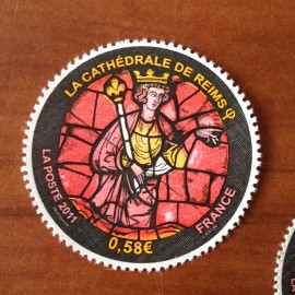 France 4549 ** Cathedrale de Reims Vitraux  en 2011