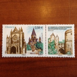 France 4554 ** Metz Cathedrale  en 2011