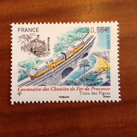 France 4564 ** Pont tgv train   en 2011
