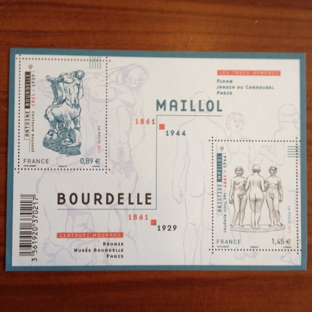 France F4626 ** Tableau Maillol Bourdelle   en 2011