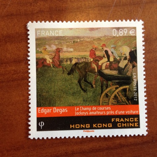 France 4652 ** E Degas Jockey  en 2012