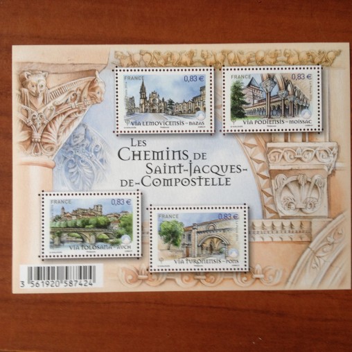 France F4838 ** Saint Jacques de Compostelle   en 2014