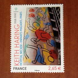 France 4901 ** Tableau Keith Haring   en 2014