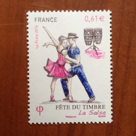 France 4904 ** Danse Salsa Fete du timbre  en 2014