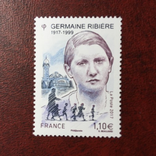 France 5129 ** Germaine Ribiere Resistance  en 2017