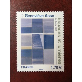France 5189 ** Geneviève Asse Tableau  en 2017