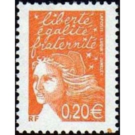 France 3447 ** 0,20  en 2002