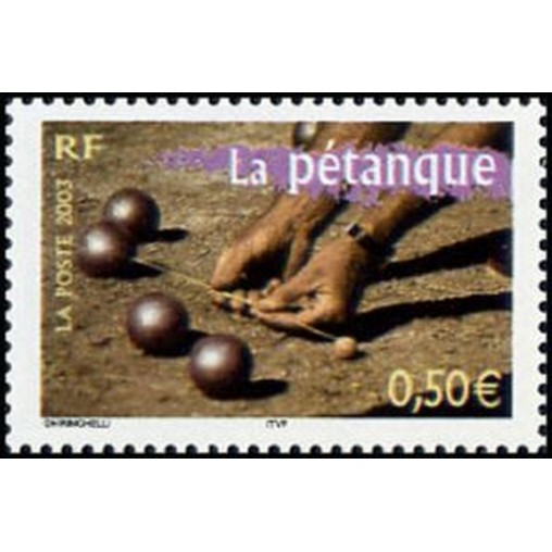 France 3564 ** Pétanque  en 2003