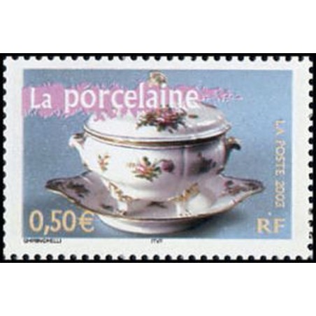 France 3568 ** Porcelaine  en 2003