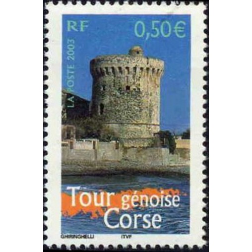 France 3598 ** Genes Italie en Corse  en 2003