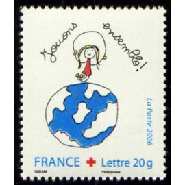 France 3992 ** Croix rouge  en 2006