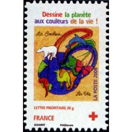 France 4306 ** Croix rouge  en 2008