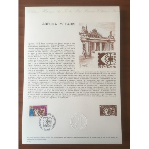 Document Officiel 1783 Arphila  1974 num 01-74