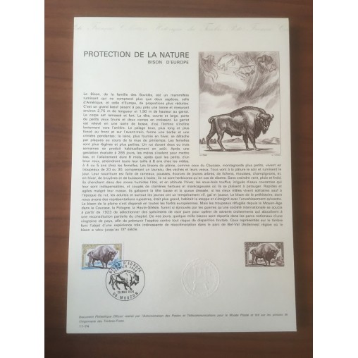 Document Officiel 1795 Bison  1974 num 11-74