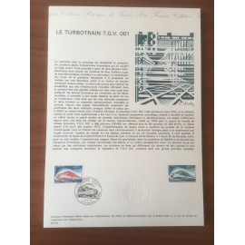 Document Officiel 1802 TGV turbotrain  1974 num 20-74