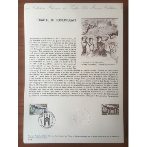 Document Officiel 1809 Château   1974 num 01-75