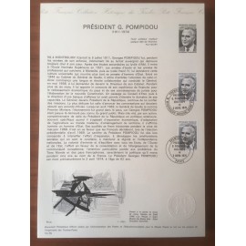 Document Officiel 1839 Pompidou president  1975 num 06-75
