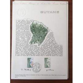 Document Officiel 1865A Guyane  1976 num 39-76