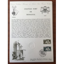 Document Officiel 1871 Château Bonaguil  1976 num 21-76
