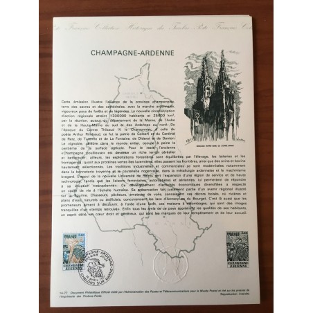 Document Officiel 1920 Champagne Ardennes  1977 num 14-77