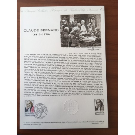 Document Officiel 1990A Claude bernard  1978 num 34-78