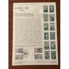 Document Officiel 2138-2139 Europa   1981 num 16-81