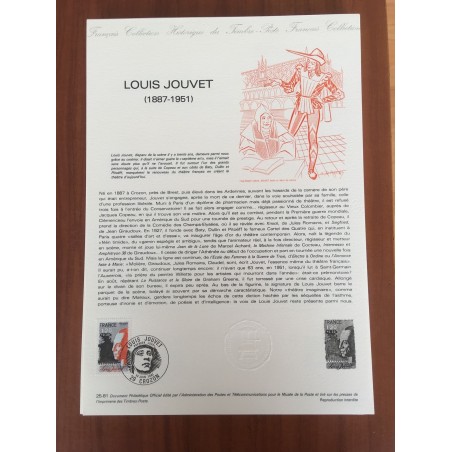 Document Officiel 2149 L Jouvet Theatre  1981 num 25-81