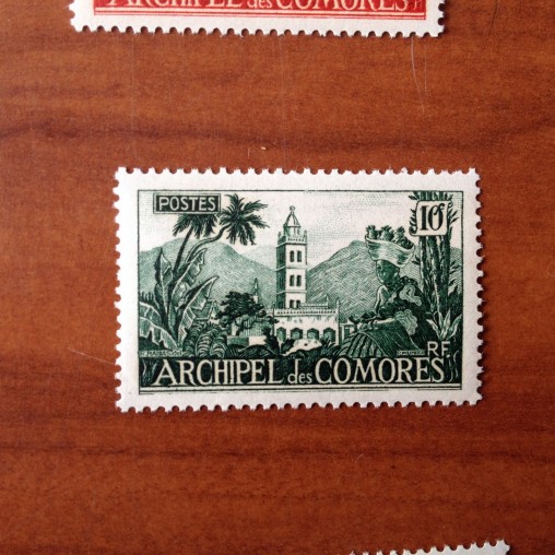 Comores 8 ** MNH Mosquée en 1950