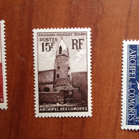 Comores 10 ** MNH Mosquée en 1950