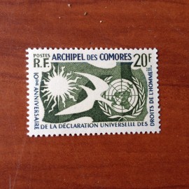 Comores 15 ** MNH Droit de l'homme en 1958