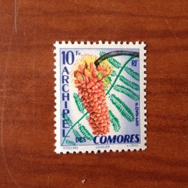 Comores 16 ** MNH Fleurs en 1958