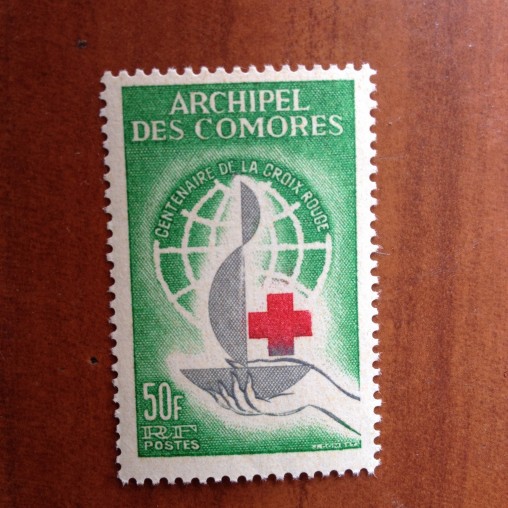 Comores 27 ** MNH Croix Rouge en 1963