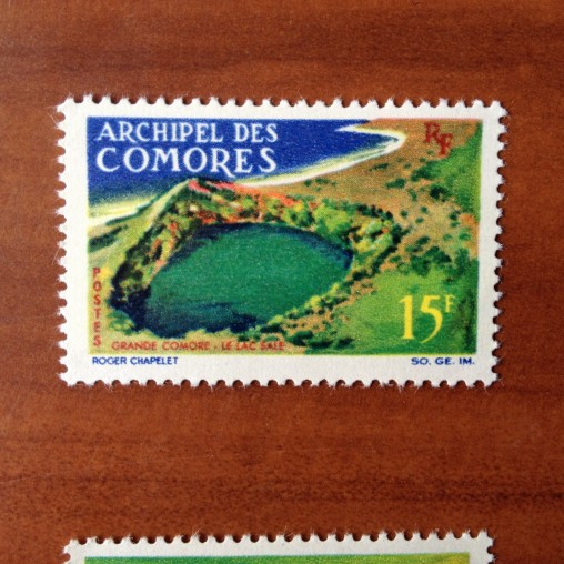 Comores 39 ** MNH Lac salé en 1967