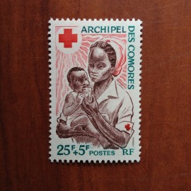 Comores 45 ** MNH Croix rouge Bebe en 1967