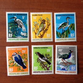 Comores 63-68 ** MNH Oiseaux Bird en 1971