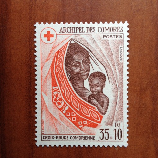 Comores 95 ** MNH Croix Rouge en 1974